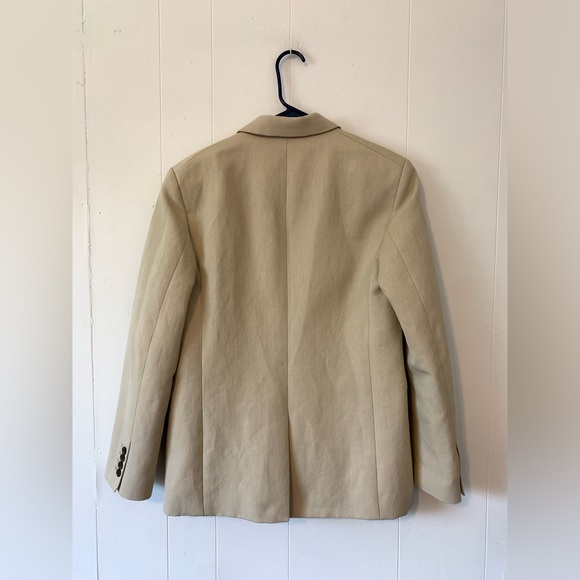 Nili Lotan Womens Francoise Oversized Jacket in the color Sand size 6 - Picture 3 of 11